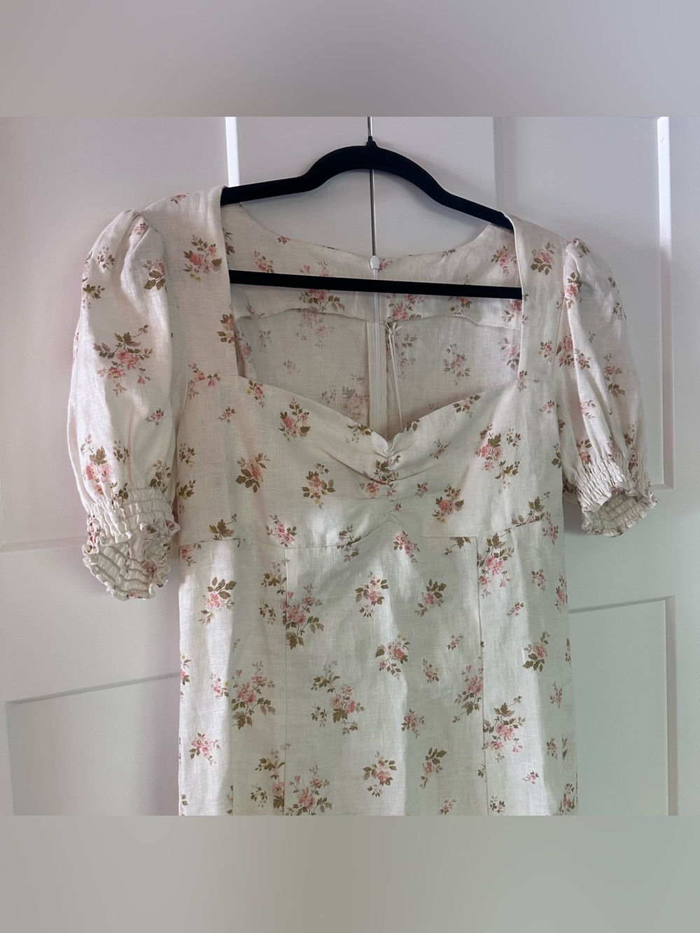 NWT Reformation 100% Linen Mini Dress - Picture 4 of 9